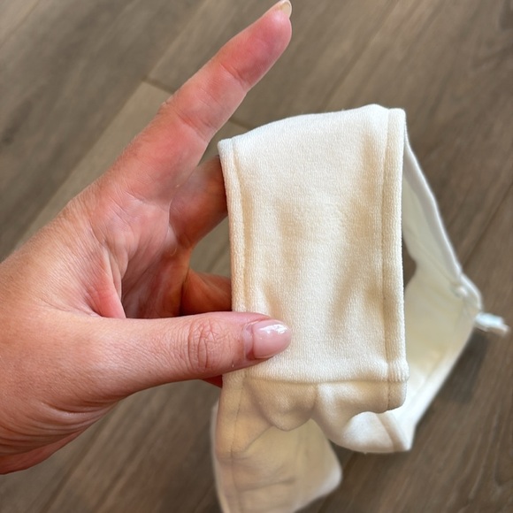 NWT Frankie’s Bikinis Katerina Terry Bottom White Sno Size Medium - Picture 6 of 10